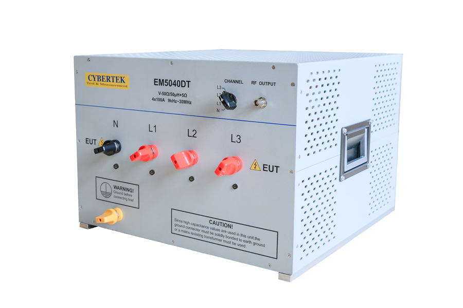 知用EM5040DT（9kHz～30MHz/100A，50uH三相）