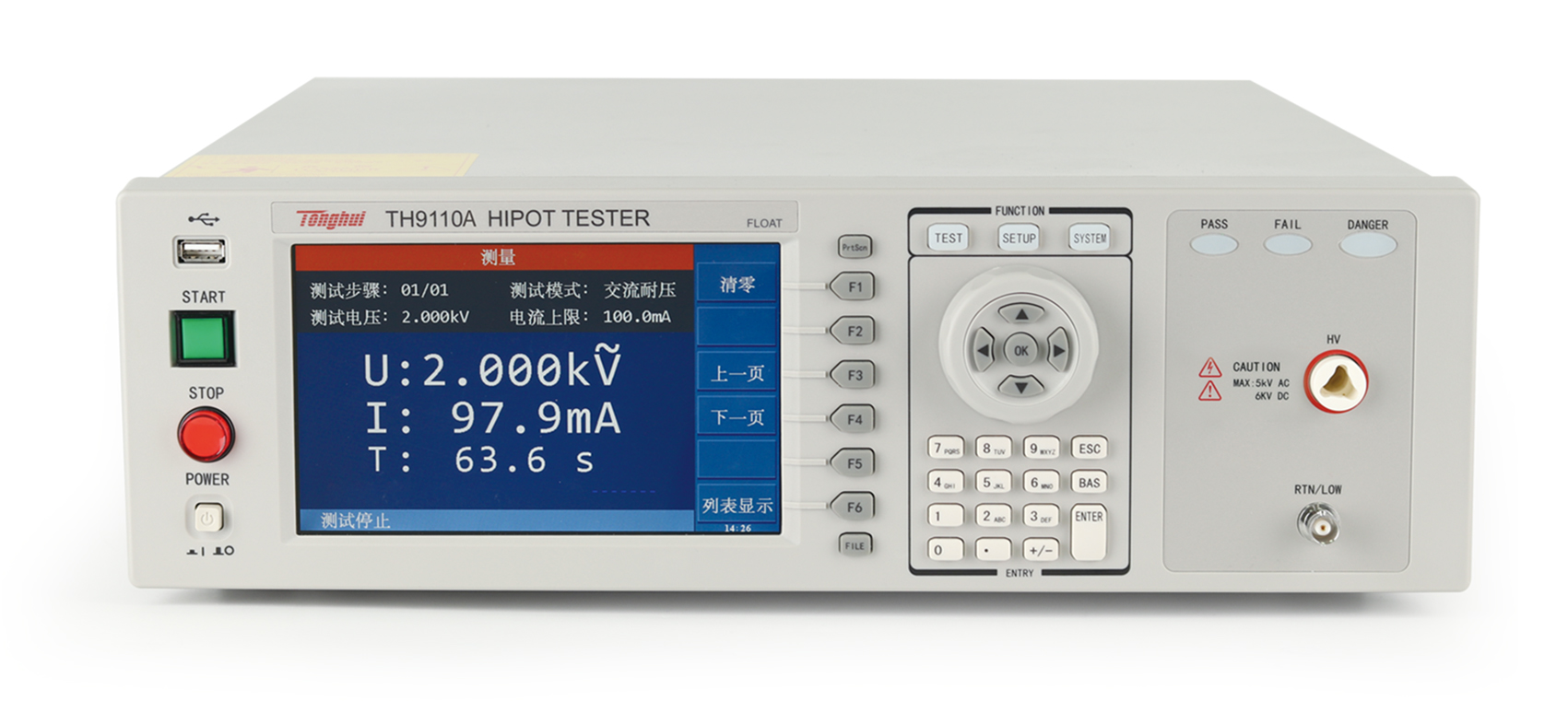 同惠 TH9110/A型AC/DC耐壓絕緣測(cè)試儀