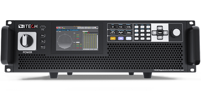 艾德克斯 IT8200回饋式交直流電子負載 3K-165KVA,16-500Hz